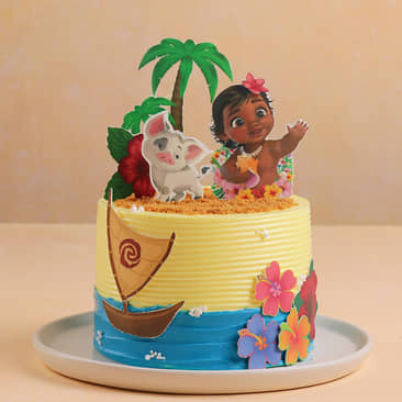 Beach Bliss Moana Cake