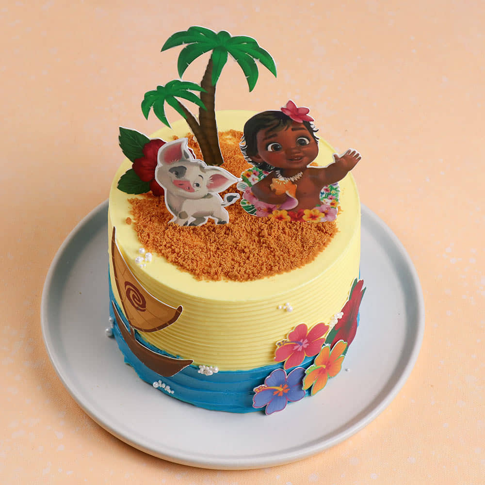 Beach Bliss Moana Cake Online