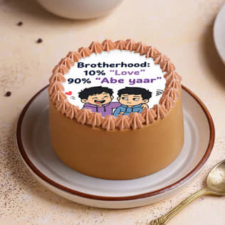 Brotherhood Banter Bento Cake