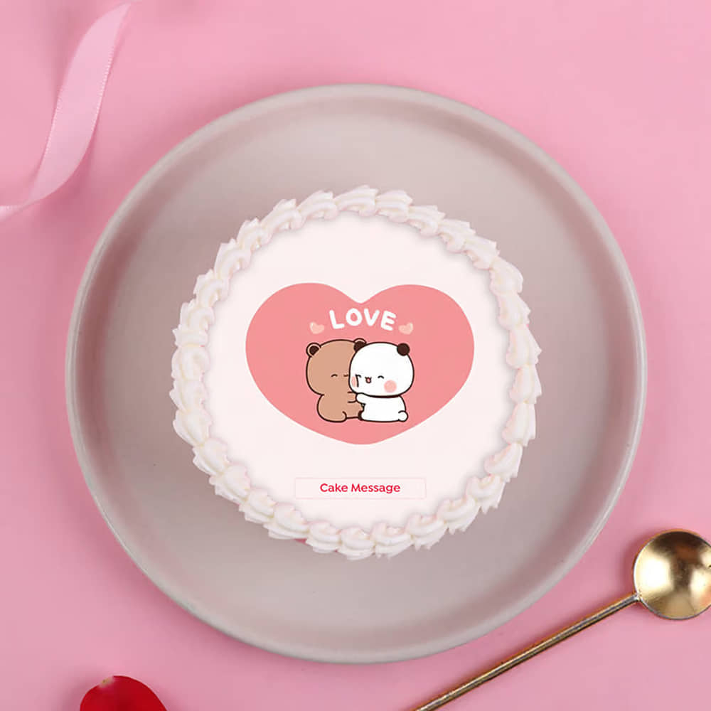 Top View of Bubu Dudu Bento Cake