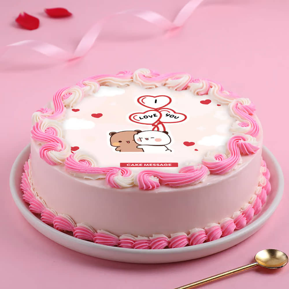 Front Angled View of Bubu Dudu Cake