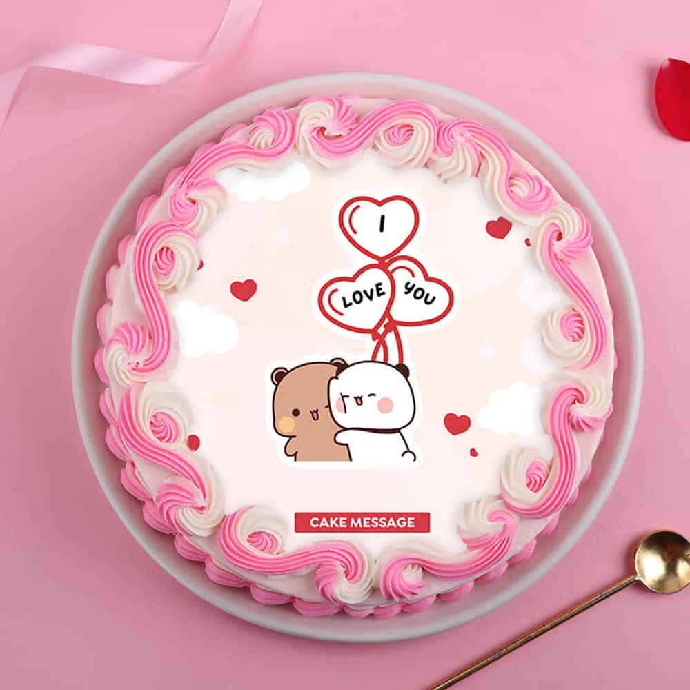 Top View of Bubu Dudu Cake