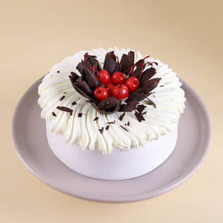 Cherry Kissed Black Forest Cake