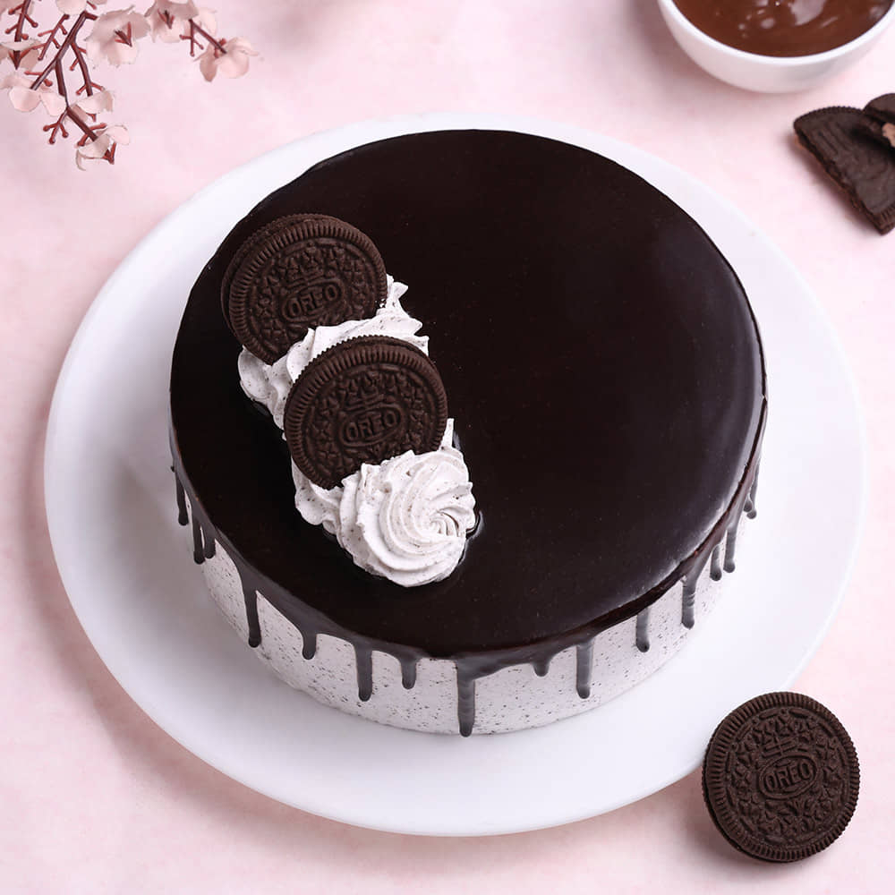 Top View of Choco Oreo Cake