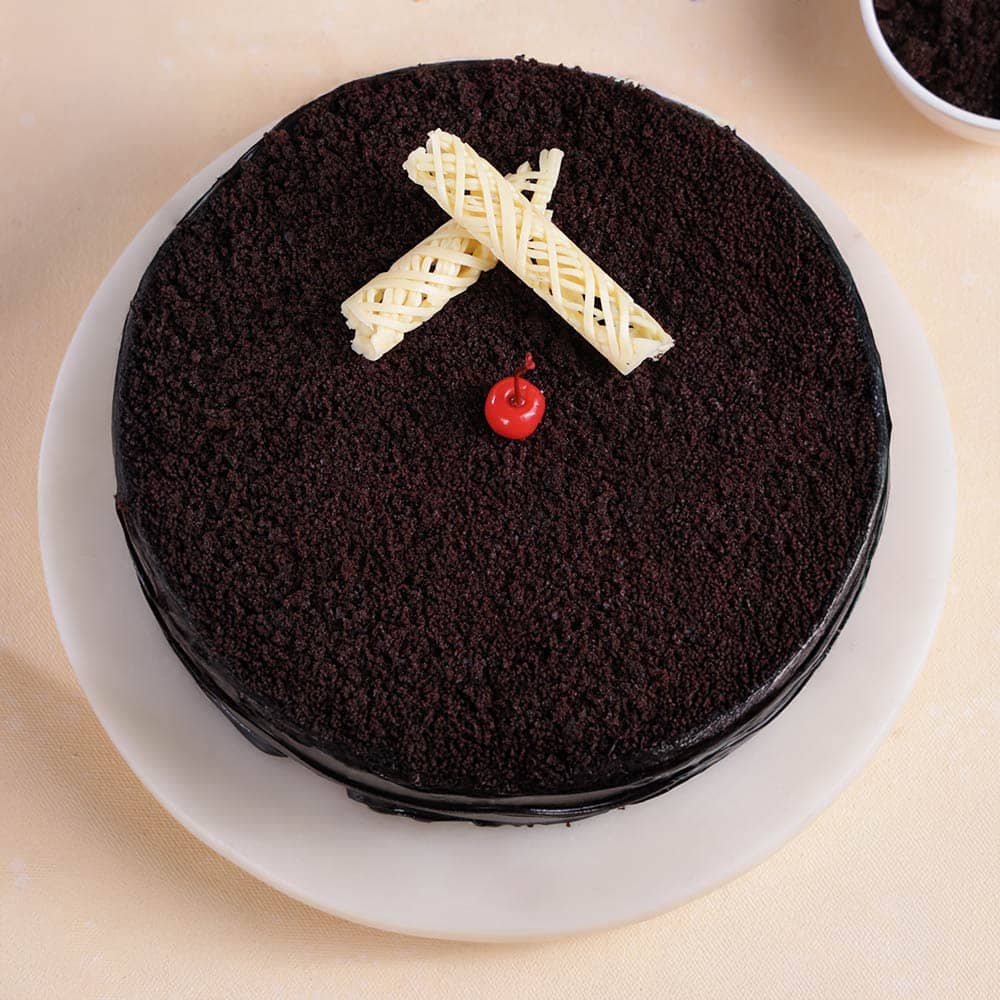 Top View of Choco-Thrill Chocolate Mud Cake