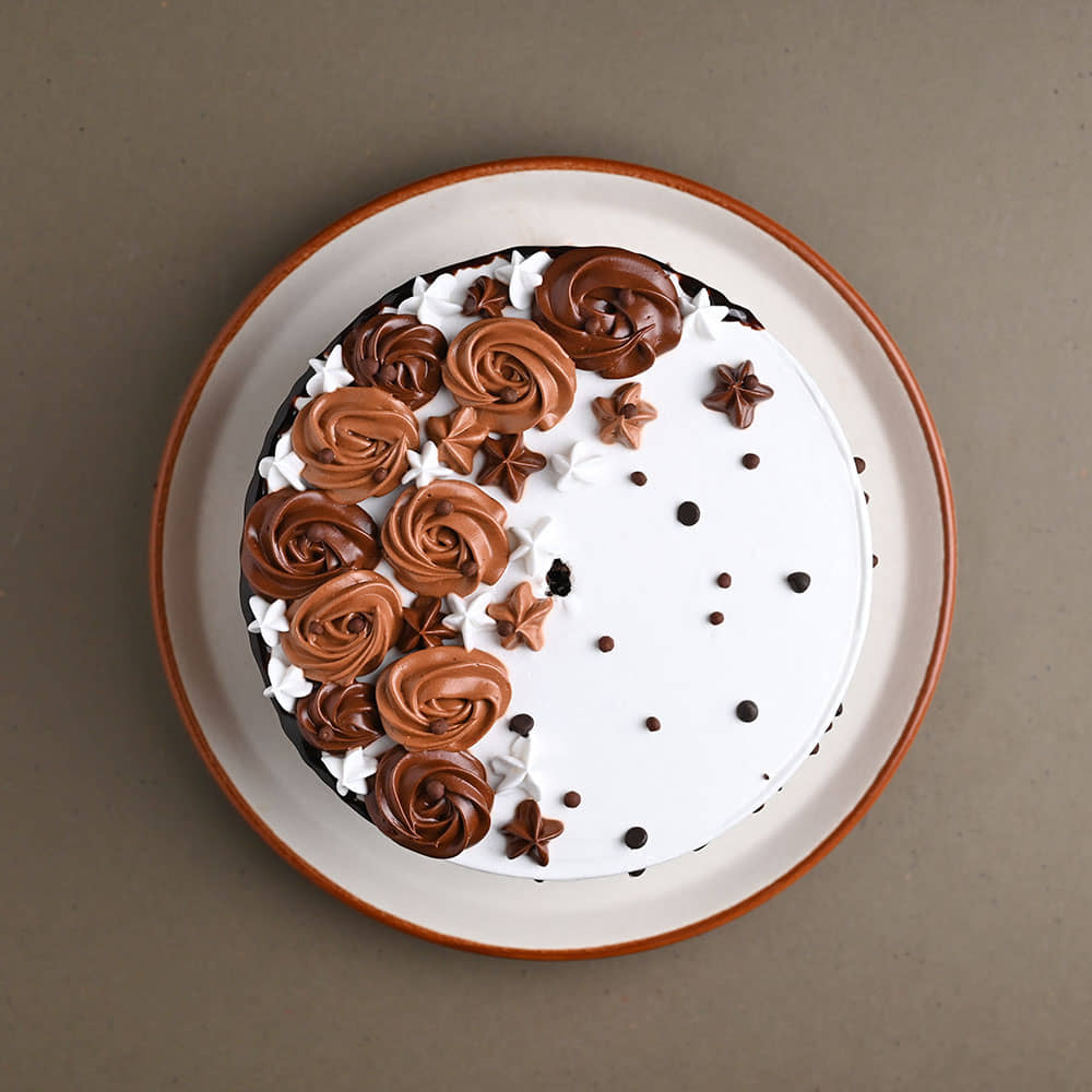 Top-View of Chocolate Sensation Cake