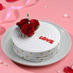 Rose Cream Cake