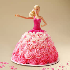Pink Princess Barbie Cake Pink Princess Barbie Cake