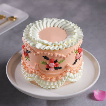 Floral Vintage Cake