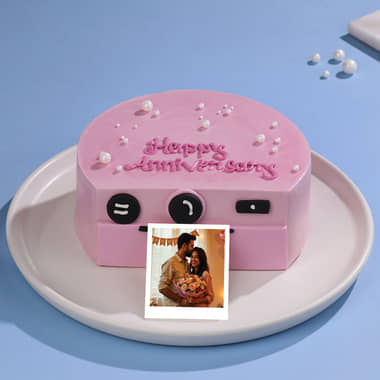 Happy Anniversary Camera Cakes