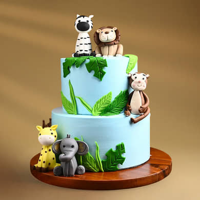 Jungle Safari Party Cake
