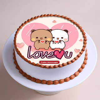 Love You Bubu Dudu Cake