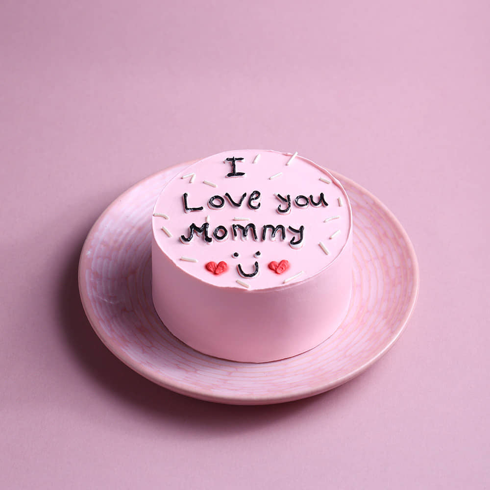 Front View of Mommy Love Bento Cake