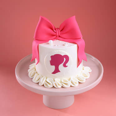 Pink Bow n Glamour Girl Cake