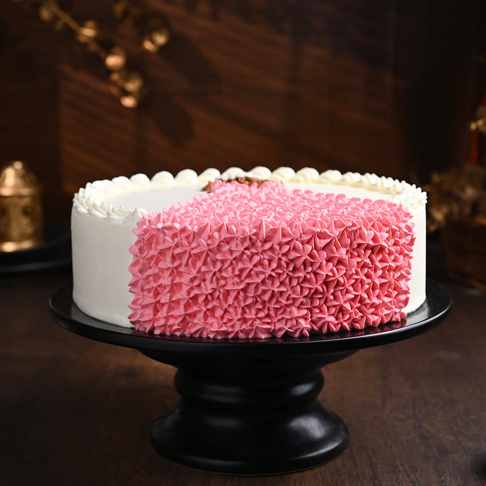 Side View of Princess In Pink Gown Theme Cake