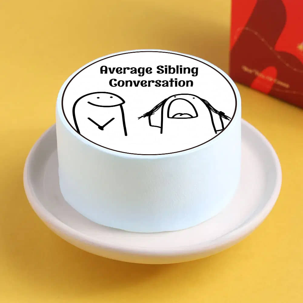 Sibling Convo Quirky Bento Cake