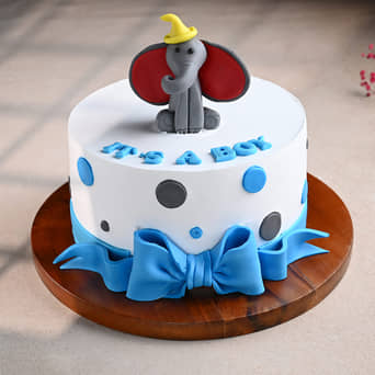 Baby Boy Celebration Cake