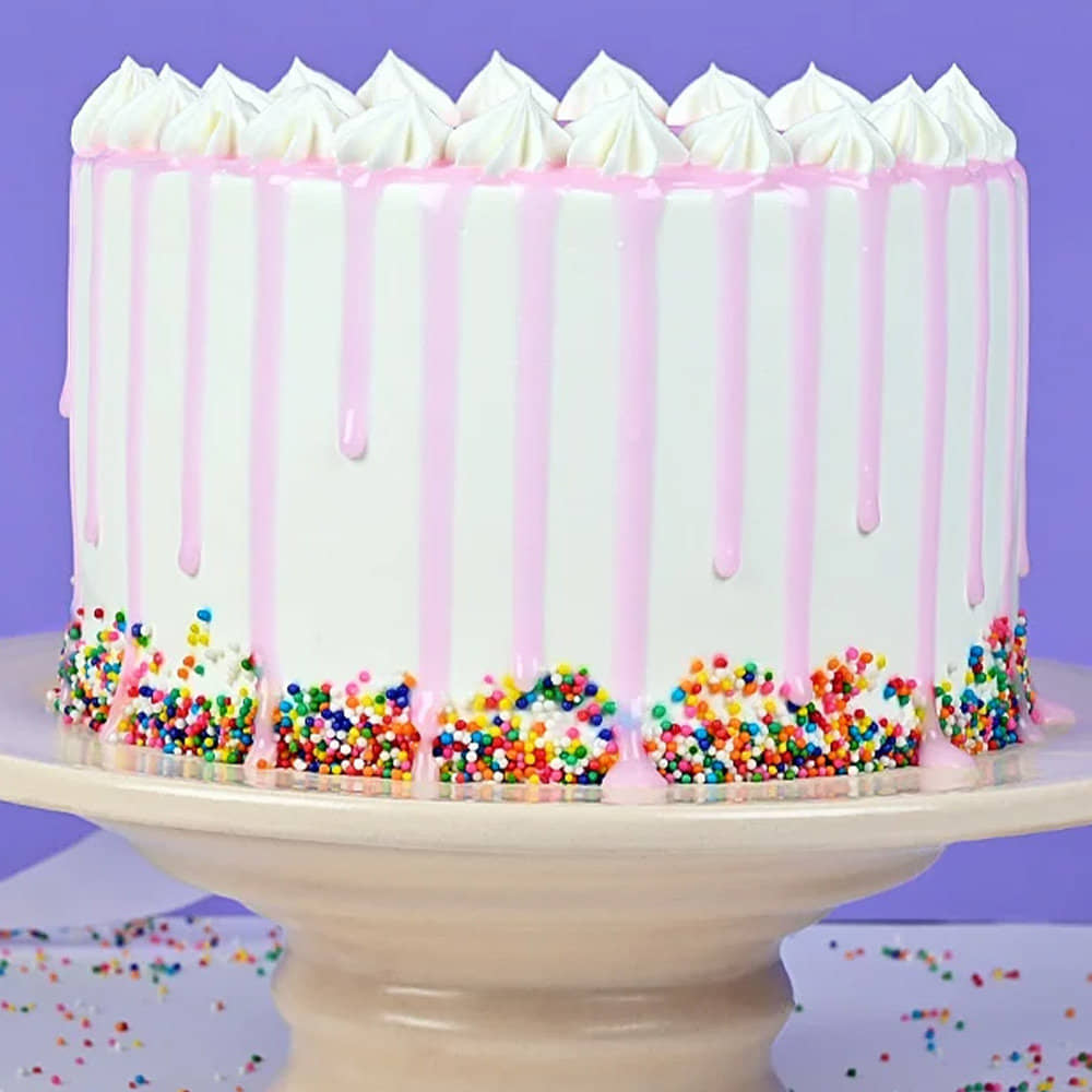 Chocolate Gems Pinata Cake