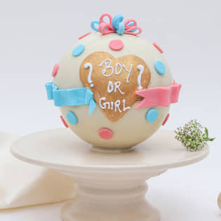 Baby Shower Chocolate Truffle Pinata Cake