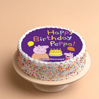 Happy B'Day Peppa Cake