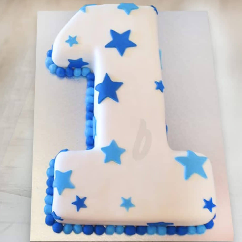 Number One Star Cake