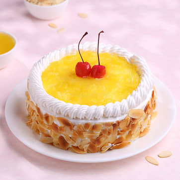 Whipped Cream Pineapple Cake