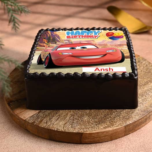 Speedster Birthday Cake