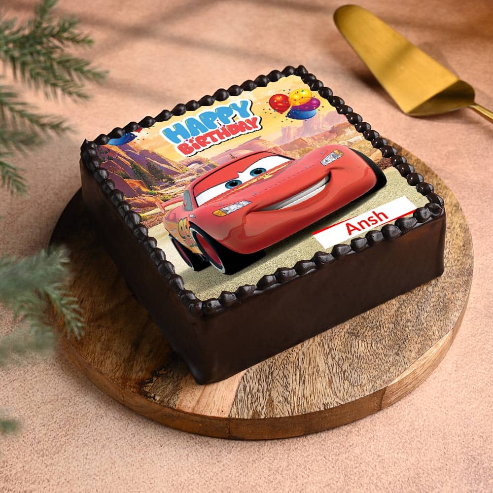Speedster Birthday Cake