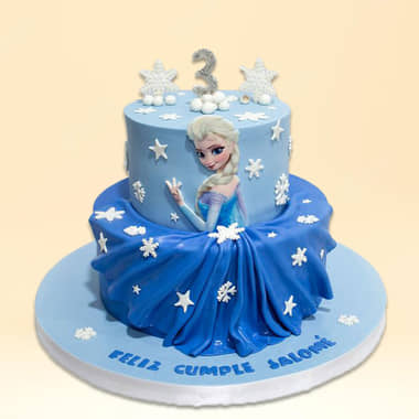 Magical Elsa Theme Cake