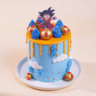 The Skybound Goku Cake