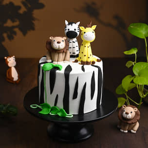 Zoo Party Cake 